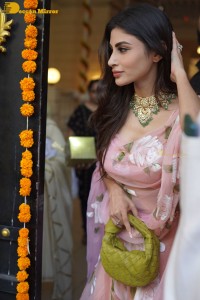 Film and TV celebrities including Jeetendra, Tusshar Kapoor, Mouni Roy and Karan Kundra attended the Ganesh Chaturthi Celebrations at Ekta Kapoor’s residence.