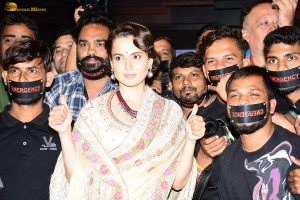 Emergency Press Meet attended by Kangana Ranaut, Shreyas Talpade, and Anupam Kher