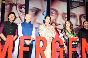 Emergency Press Meet attended by Kangana Ranaut, Shreyas Talpade, and Anupam Kher