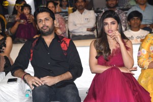 Extra Ordinary Man Pre-Release Function attended by Nithin, Sreeleela, Rajashekar, Jeevitha, and others