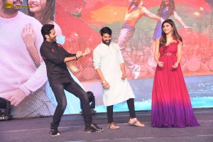 Extra Ordinary Man Pre-Release Function attended by Nithin, Sreeleela, Rajashekar, Jeevitha, and others