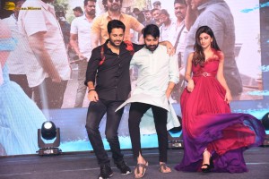 Extra Ordinary Man Pre-Release Function attended by Nithin, Sreeleela, Rajashekar, Jeevitha, and others