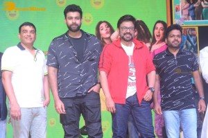 F3 Movie actors Venkatesh and Varun Tej celebrate success