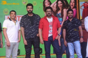 F3 Movie actors Venkatesh and Varun Tej celebrate success