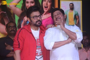 F3 Movie actors Venkatesh and Varun Tej celebrate success
