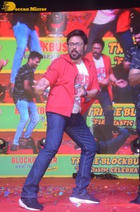 F3 Movie actors Venkatesh and Varun Tej celebrate success