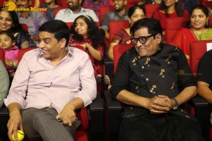 Venkatesh, Varun Tej, Ali, Mehreen and Rajendra Prasad attend the Pre-Release Function of the movie F3