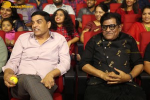 Venkatesh, Varun Tej, Ali, Mehreen and Rajendra Prasad attend the Pre-Release Function of the movie F3