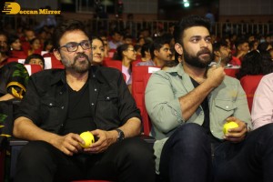 Venkatesh, Varun Tej, Ali, Mehreen and Rajendra Prasad attend the Pre-Release Function of the movie F3