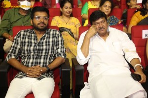 Venkatesh, Varun Tej, Ali, Mehreen and Rajendra Prasad attend the Pre-Release Function of the movie F3