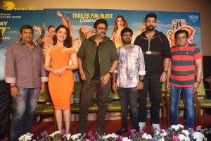 Pictures from the Trailer Launch Event of Telugu Movie ‘F3’ - attended by Venkatesh, Mehreen, Tamannaah Bhatia and Varun Tej