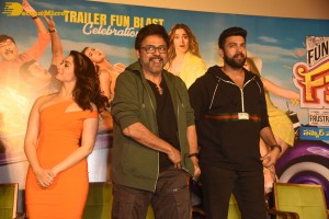 Pictures from the Trailer Launch Event of Telugu Movie ‘F3’ - attended by Venkatesh, Mehreen, Tamannaah Bhatia and Varun Tej