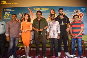 Pictures from the Trailer Launch Event of Telugu Movie ‘F3’ - attended by Venkatesh, Mehreen, Tamannaah Bhatia and Varun Tej