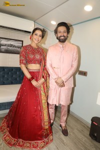 Falguni Pathak Navratri Utsav 2024 attended by Raashi Khanna and Vikrant Massey