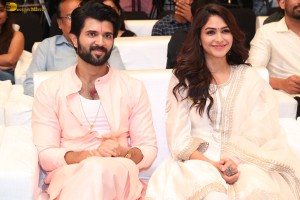 The Family Star Press Meet attended by Vijay Deverakonda, Mrunal Thakur, and Dil Raju