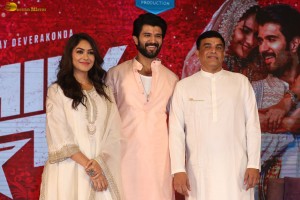 The Family Star Press Meet attended by Vijay Deverakonda, Mrunal Thakur, and Dil Raju