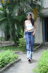 Indian actress Faria Abdullah red-hot looks in a white top and denim jeans