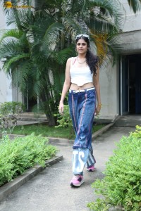 Indian actress Faria Abdullah red-hot looks in a white top and denim jeans