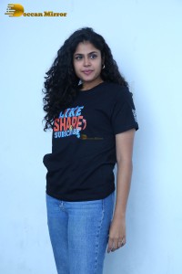 Telugu Actress Faria Abdullah promoting her film