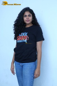 Telugu Actress Faria Abdullah promoting her film