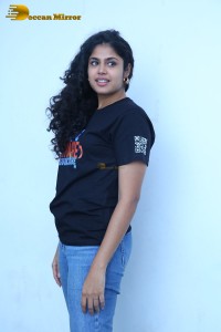 Telugu Actress Faria Abdullah promoting her film