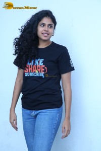 Telugu Actress Faria Abdullah promoting her film