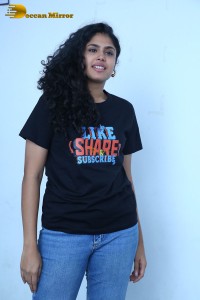 Telugu Actress Faria Abdullah promoting her film