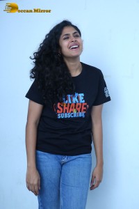 Telugu Actress Faria Abdullah promoting her film