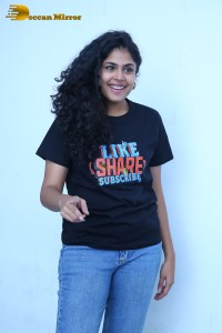 Telugu Actress Faria Abdullah promoting her film