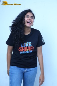 Telugu Actress Faria Abdullah promoting her film