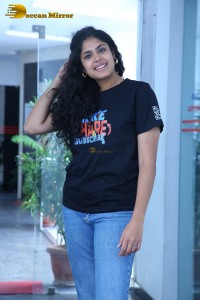 Telugu Actress Faria Abdullah promoting her film