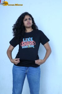 Telugu Actress Faria Abdullah promoting her film