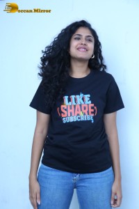 Telugu Actress Faria Abdullah promoting her film