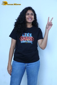 Telugu Actress Faria Abdullah promoting her film