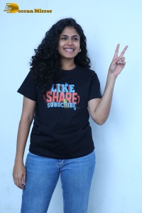 Telugu Actress Faria Abdullah promoting her film