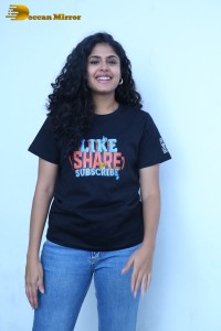 Telugu Actress Faria Abdullah promoting her film