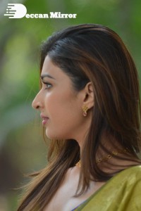 Actress Farnaz Shetty Photoshoot in a Lehenga Choli Dress