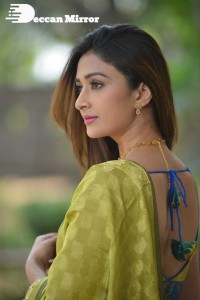 Actress Farnaz Shetty Photoshoot in a Lehenga Choli Dress