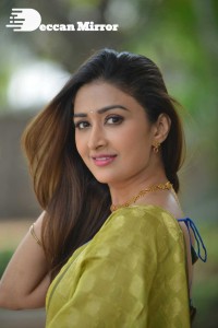 Actress Farnaz Shetty Photoshoot in a Lehenga Choli Dress