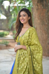 Actress Farnaz Shetty Photoshoot in a Lehenga Choli Dress