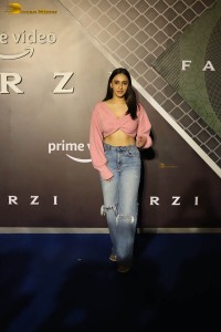Special Screening of the TV Series Farzi - attended by Shahid Kapoor, Mira Rajput Kapoor, and others