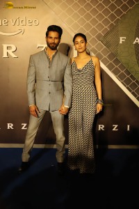 Special Screening of the TV Series Farzi - attended by Shahid Kapoor, Mira Rajput Kapoor, and others