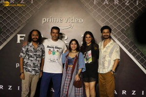 Special Screening of the TV Series Farzi - attended by Shahid Kapoor, Mira Rajput Kapoor, and others