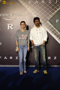 Special Screening of the TV Series Farzi - attended by Shahid Kapoor, Mira Rajput Kapoor, and others