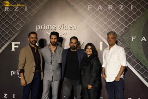 Special Screening of the TV Series Farzi - attended by Shahid Kapoor, Mira Rajput Kapoor, and others