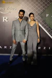Special Screening of the TV Series Farzi - attended by Shahid Kapoor, Mira Rajput Kapoor, and others
