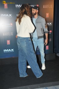 Hrithik Roshan, Deepika Padukone, and Anil Kapoor promote the film Fighter at JW Marriott on Jan 23, 2024