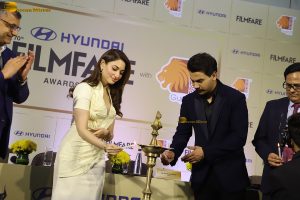 The 70th Hyundai Filmfare Awards and Gujarat Tourism Press Meet attended by Tamannaah Bhatia and Rajkummar Rao