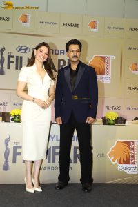 The 70th Hyundai Filmfare Awards and Gujarat Tourism Press Meet attended by Tamannaah Bhatia and Rajkummar Rao
