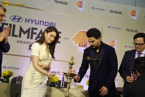 The 70th Hyundai Filmfare Awards and Gujarat Tourism Press Meet attended by Tamannaah Bhatia and Rajkummar Rao